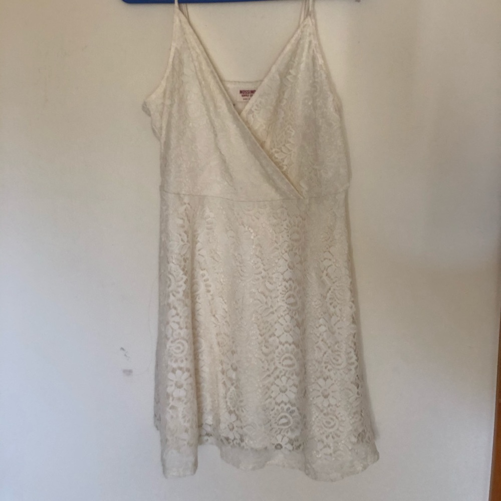 Mossimo brand Lacey white dress NWT